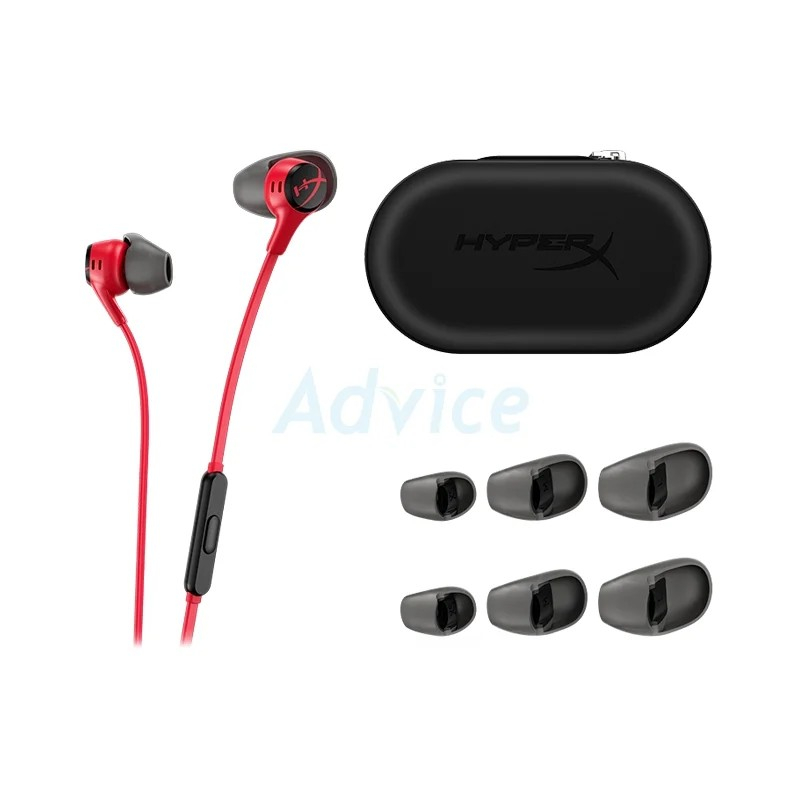 HYPERX HEADSET IN-EAR  CLOUD EARBUDS II RED - A0151461