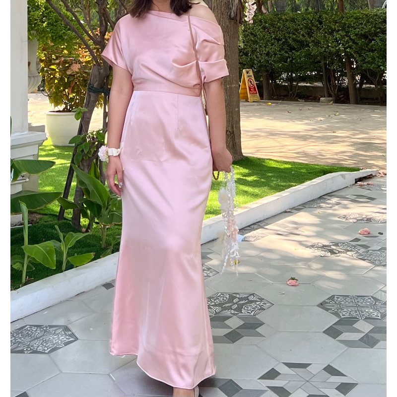 ชุดเดรสใส่ไปงาน ชุดเพื่อนเจ้าสาว ยี่ห้อpeace.eveninggown