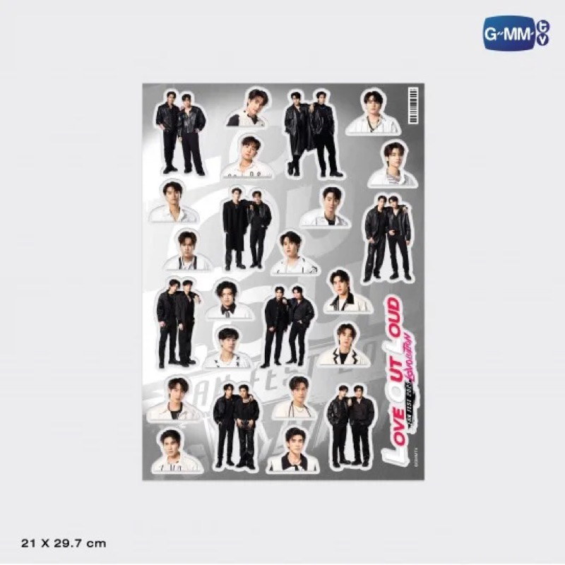 (พร้อมส่ง) LOVE OUT LOUD FAN FEST 2023 STICKER