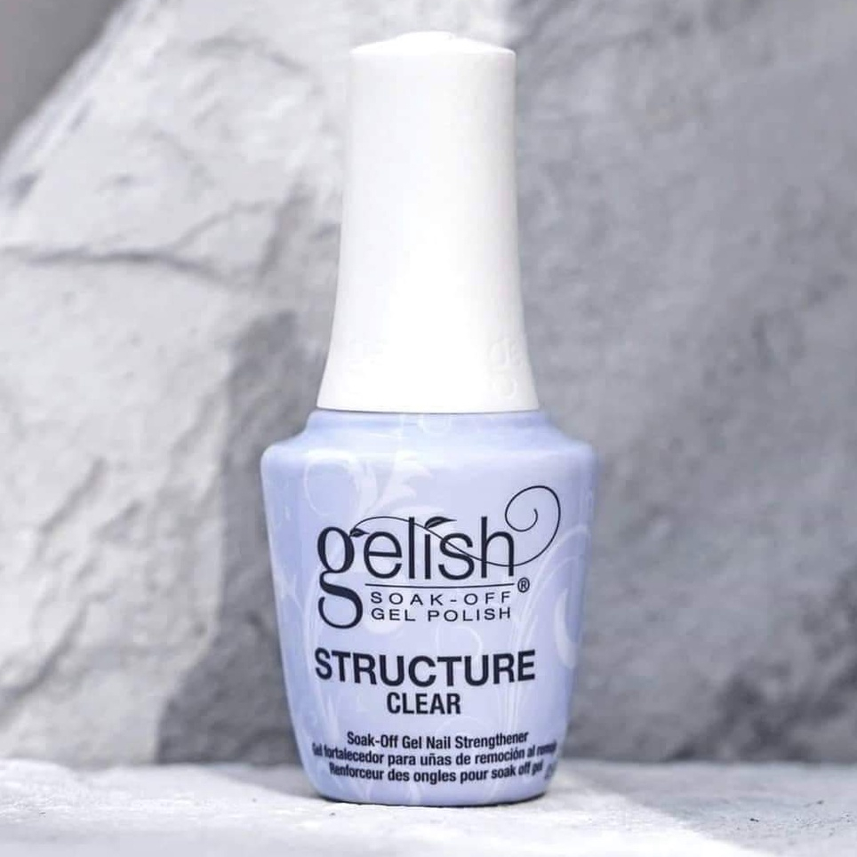 Gelish🇺🇲Structure 'Clear' gel เจลสีใส เคลือบหรือต่อเล็บ ของแท้นำเข้าจากUSA. พร้อมส่ง