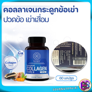 คอลลาเจนข้อเข่า คอลลาเจนกระดูก ปวดข้อปวดเข่า ข้อเข่าเสื่อม ndenatured collagen type II นูรีฟ