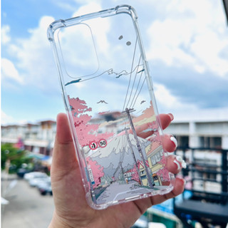 เคสใส ฟูจิ 2023 รุ่น Huawei (หัวเว่ย) Series Nova/P/Mate ญี่ปุ่น ภูเขาไฟ ภูเขาฟูจิ