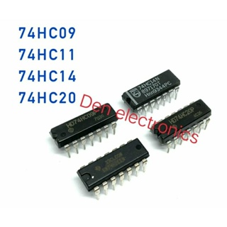 IC 74HC09 74HC11 74HC14 74HC20 ขาแหลมลงปริ้น สินค้าพร้อมส่ง