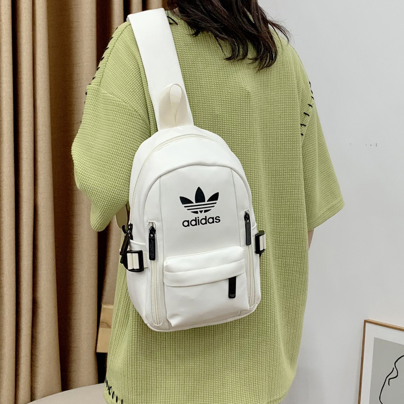 Adidasกระเป๋าสะพายกระเป๋ากีฬาลำลองผู้ชายและผู้หญิง