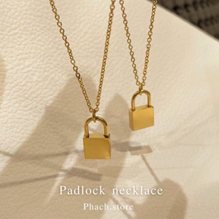 Padlock necklace (Stainless steel)