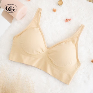 G&amp;G Sport Bra รุ่น EB9M44 สปอร์ตบรา ปรับสายได้ แบบตะขอหลัง สี BE