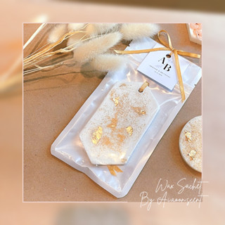 🕯️แผ่นเทียนหอม ใส่ซองซิปล็อตพื้นหลังสีขาว Wax Sachet by Ai.aoon.scent