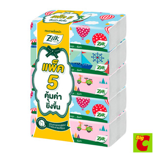 ซิลค์ กระดาษเช็ดหน้า ทราเวลแพ็ค 115 แผ่น x 5 ชิ้น