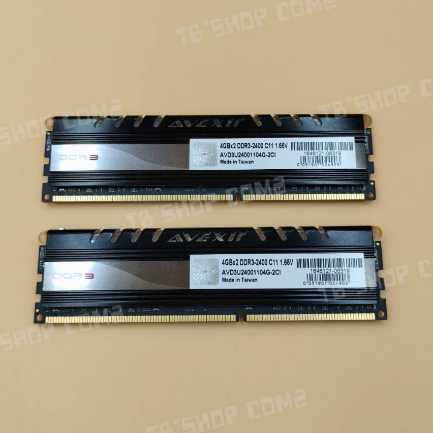 RAM🌟AVEXIR💥DDR3 4GB×2 8GB BUS 2400🔥