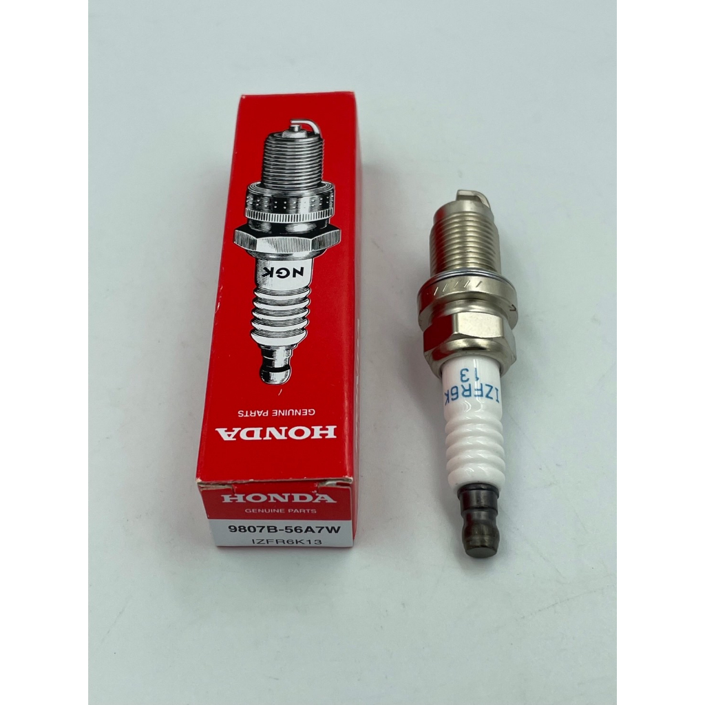 หัวเทียน เข็ม(IZFR6K-13) แท้(9807B-56A7W)ยี่ห้อHONDAรุ่นJAZZ,CITY,BRIO ปี2003-2015ผู้ผลิตNGK