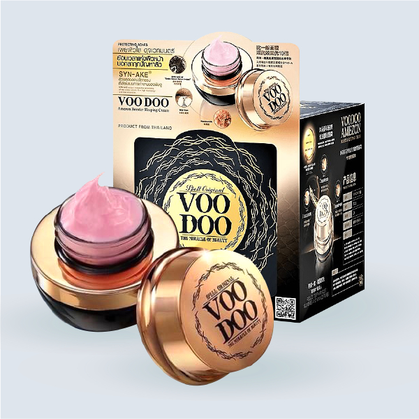 VOODOO Amezon Booster Sleeping Cream (30.5g)ครีมบำรุงผิวหน้าเข้มข้น ลดความหมองคล้ำ ให้ผลลัพธ์ผิวหน้ากระจ่างใส