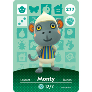 Animal Crossing Amiibo cards ของแท้ Series 3 No. 277