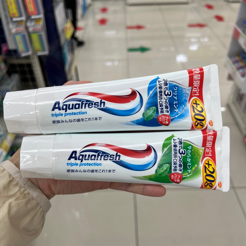 พร้อมส่ง ยาสีฟันญี่ปุ่น Aquafresh 160g