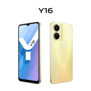 ใหม่ในซีลของแท้ 100%🚩 ☎️ มือถือ vivo y16 สีทอง รอม 4g แรม64g ไม่ติดสัญญารายเดือน แถมซิมเติมเงินDTAC 1,ซิม