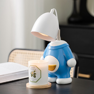 [ฟรี Halogen Bulb]โคมไฟเทียนหอม โคมไฟอุ่นเทียน โคมอุ่นเทียน Robot Candle Warmer Lamp โคมตุ๊กตา​