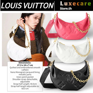 หลุยส์ วิตตอง👜Louis Vuitton OVER THE MOON Women/Shoulder Bag กระเป๋าใต้วงแขน/กระเป๋าฮาล์ฟมูน/กระเป๋า LV