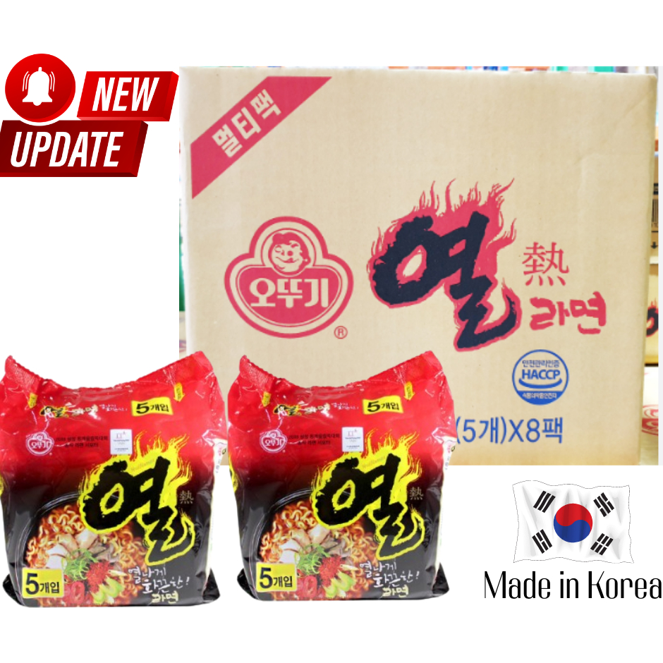 🇰🇷มาม่าเกาหลี 🇰🇷ยอล รามยอน ซอง-ออตโตกิ Yeol Ramen Multi-Ottogi(ของแท้)💯 열라면멀티-오뚜기120g x5 ยกแพ็คถูกกว่ามาก 💯พร้อมส่ง - รูปที่ 5