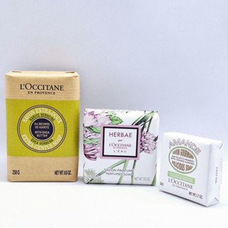 สบู่ทำความสะอาดผิว Loccitane Almond, Shea Verbena, Herbar