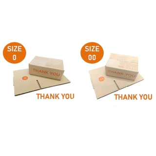 ‼️ปรับราคาถูกสุด‼️กล่องส้ม #กล่องพัสดุthankyou เบอร์ 00 -0 หนาพิเศษ กระดาษเกรดเอ กล่องพัสดุ ลาย Thank you กล่องไปรษณีย์