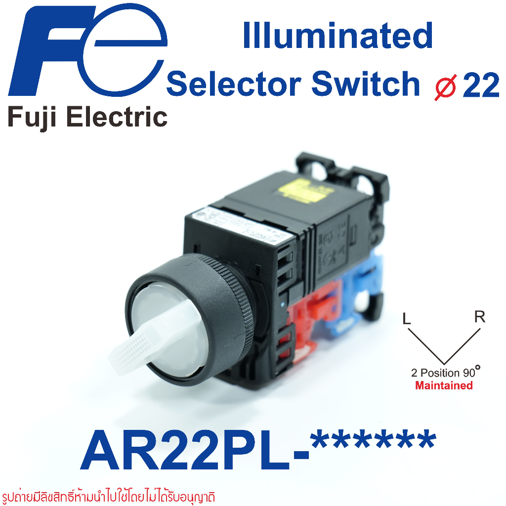 AR22PL-2 FUJI ELECTRIC AR22PL Illuminated Selector switches AR22 AR22PL-210M3 AR22PL-201M3 AR22PL-21