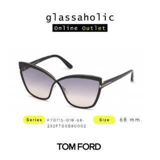 [ลดกระหน่ำ] แว่นกันแดด TOM FORD รุ่น FT0715 ทรง Cat Eye เลนส์สีควัน สวยเกร๋ไม่ซ้ำใคร