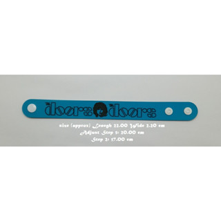 สร้อยข้อมือยาง The Doors กําไลยางซิลิโคน แฟชั่น วงดนตรี กันน้ำ  silicone rubber wristband bracelet