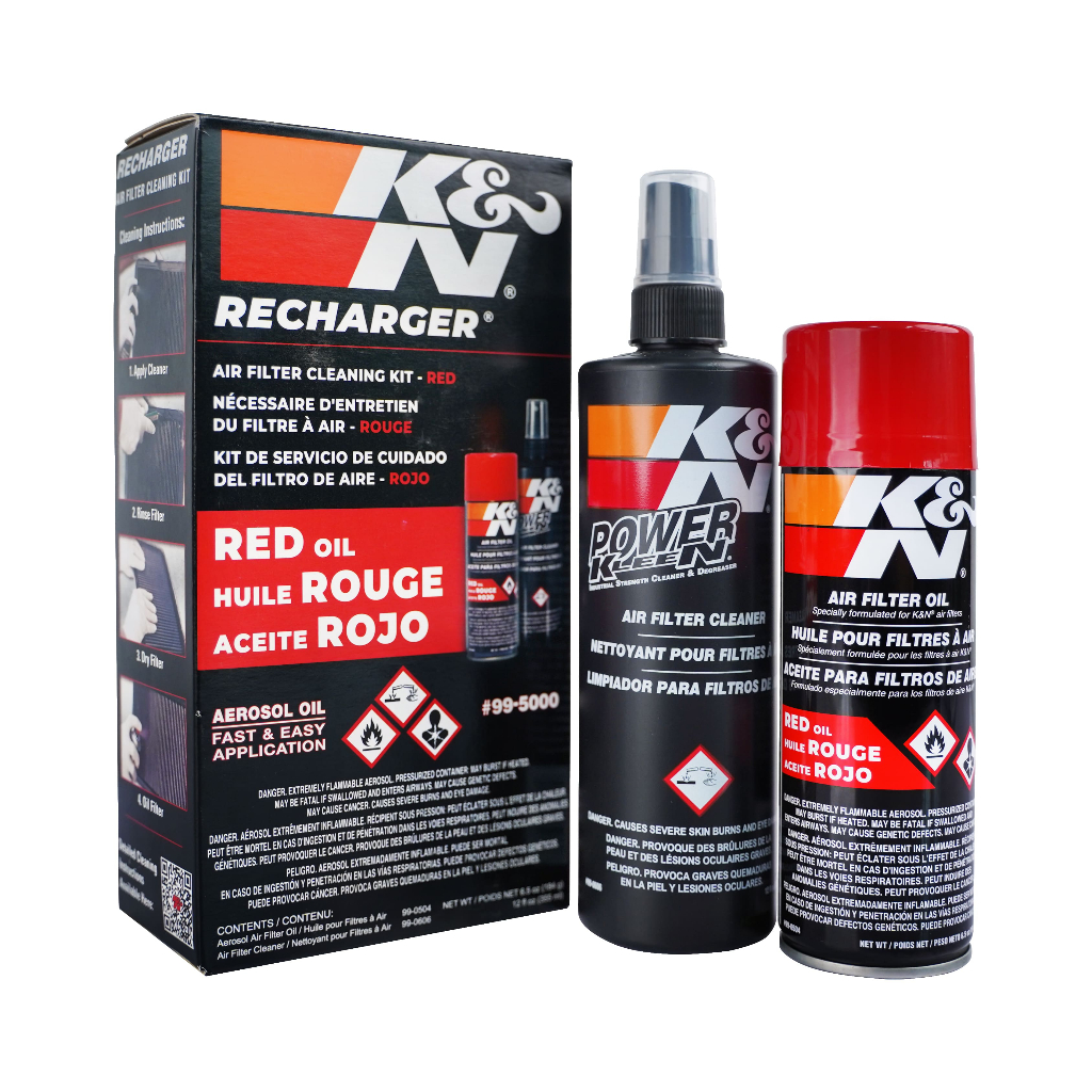 [ลดเพิ่ม20.-]ของแท้ 100% K&N ชุดน้ำยาเคลือบ+ล้างกรองเปลือย ชุดเล็ก [88721156]