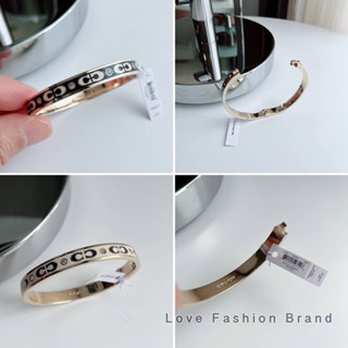 👑OriginaI 100%👑  ❤️ กำไล Signature Enamel Hinged Bangle C1904 Ci904 CL904