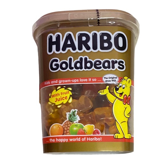 เยลลี่หมี HARIBO GOLDBEARS รุ่นกระปุก 175g 1กระปุก/บรรจุปริมาณ 175g ราคาพิเศษ สินค้าพร้อมส่ง
