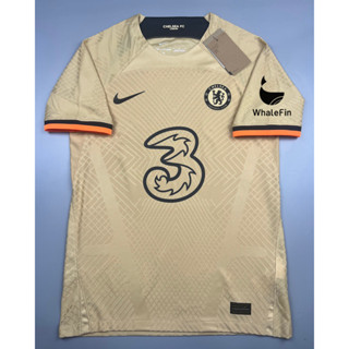 SALE !!! เสื้อบอล 2022-23 เพลเย่อ เชลซี เยือนสาม สีทอง  Player Chelsea Third  Cecat