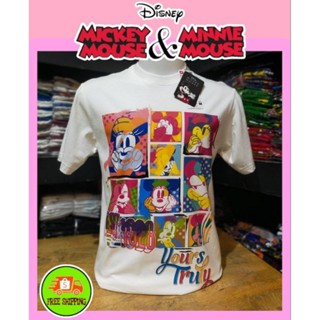 เสื้อDisney ลาย Mickey mouse สีขาว (MK-062)