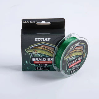 GOTURE สายเบ็ดตกปลา PEญี่ปุ่น ถัก8เส้น ความยาว150M เบอร์0.4/0.6/0.8/1.2/1.5/2.5/4.0 จัดส่งจากไทย