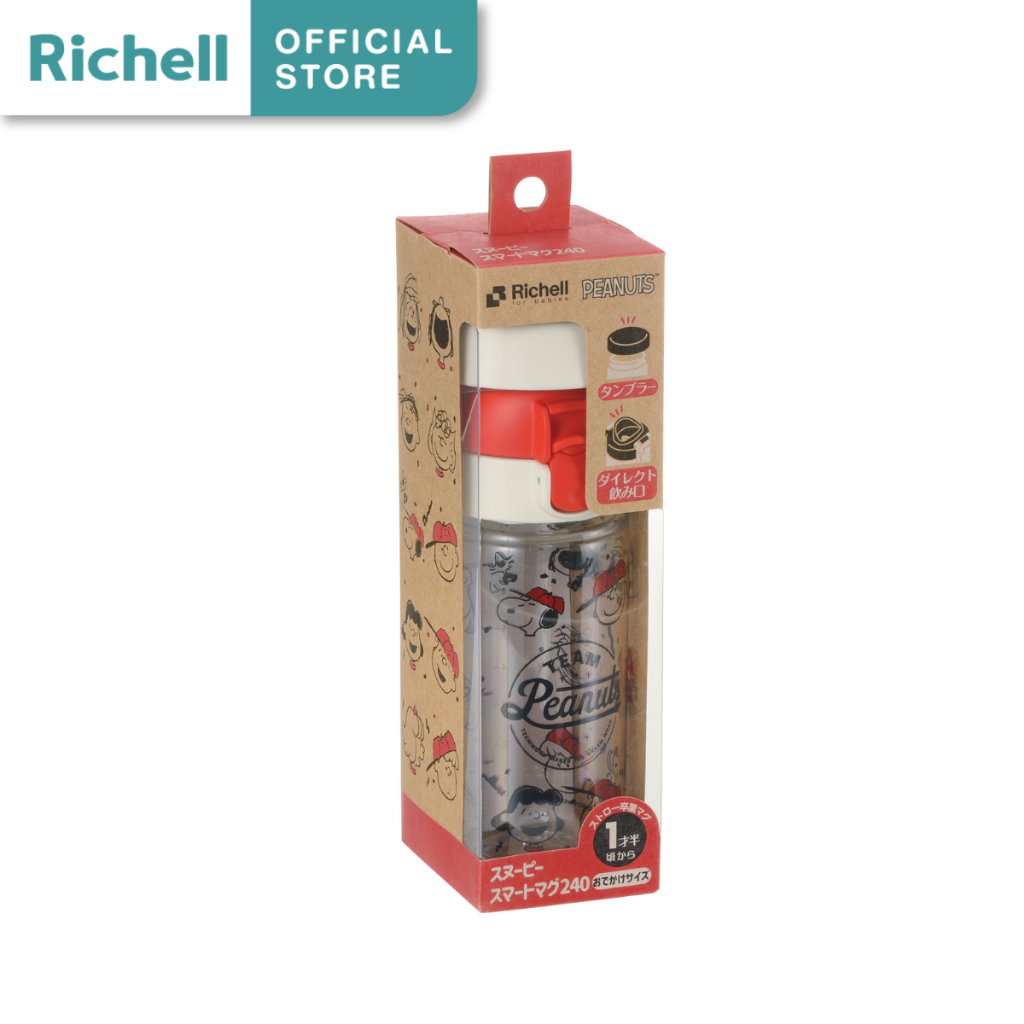 #RichellSnoopy #DirectDrinkSlimBottle #แก้วน้ำเด็ก #แก้วน้ำมีฝา #แก้วน้ำมีฝายกดื่ม