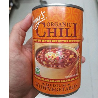 Amys Medium Chili With Vegetable ถั่วบดปรุงรส 416g.