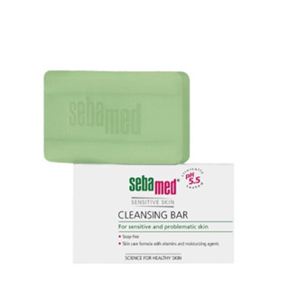 Sebamed CLEANSING BAR pH5.5  100g. ซีบาเมด คลีนซิ่ง บาร์ ทำความสะอาดผิว 100กรัม