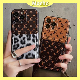 💕พร้อมส่ง💕iPhone 14 13 12 11 Pro Max เคส for เคสไอโฟน11 แฟชั่น บางเบาพกพาง่าย เรียบง่าย LV ระดับสูง แบรนด์หรู logo Case