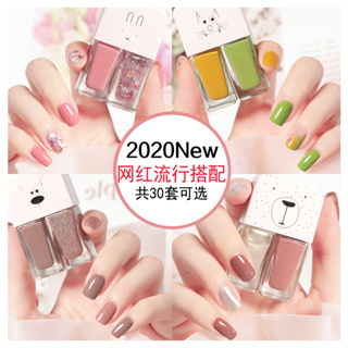 +FAIRYS #Nailfun #น้ำยาทาเล็บ สีทาเล็บเจล สีสวยาทาเล็บ 2 in 1 လက်သည်းဆိုးဆေး🥑🍄