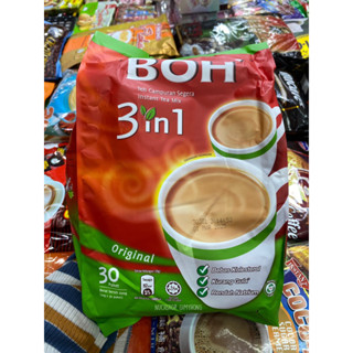 ชาร้อน 3in1 BOH ชานมร้อนสำเร็จรูป (1 ห่อ มี 30 ซอง) ชงง่าย หอมรสชาแท้ๆ ชงได้ทั้งแบบร้อนและเย็น BOH 3in1 Instant Tea Mix