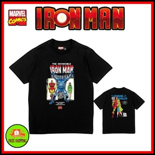 เสื้อMarvel ลาย I Ron Man สีดำ (MX-154)