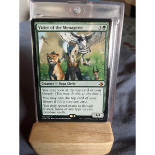 การ์ด MTG Vizier of the Menagerie Green Magic the gathering EDH รุ่น Amonkhet สภาพ Nm