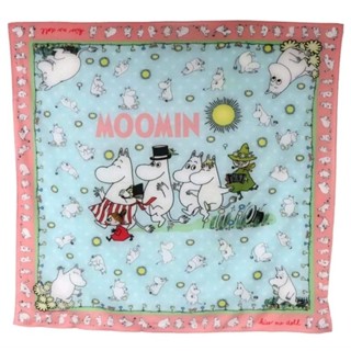 on sale❗️ ผ้าพันคอ Kiss me doll ลาย Moomin V.2 ลิขสิทธิ์แท้ พร้อมถุงผ้า