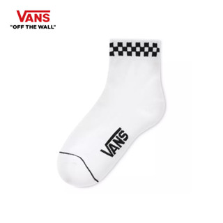 VANS PEEK-A-CHECK CREW 6.5-10 1PK - WHITE-BLACK