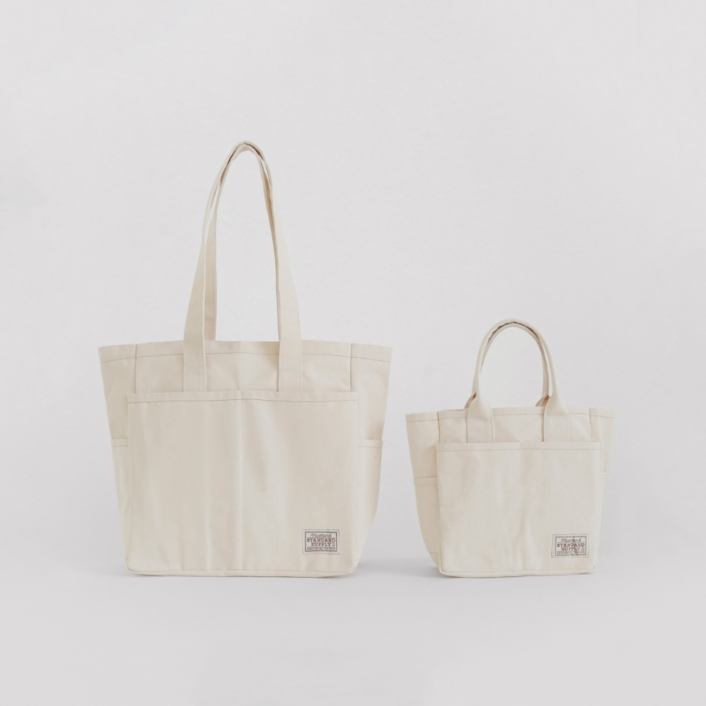 Mustard Mini Utility Tote กระเป๋าผ้ารีไซเคิล