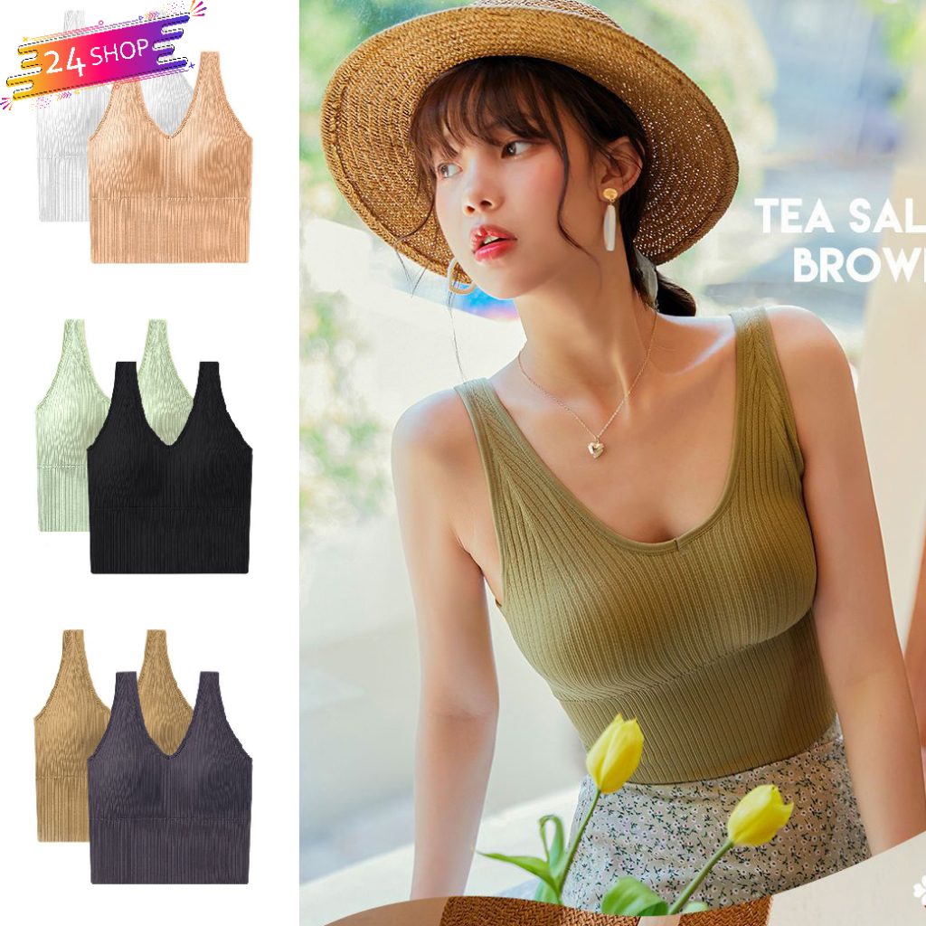 SB-881 ⚡️ส่งไวจากไทย⚡️ เสื้อแฟชั่น  คอรปบราแฟชั่น เนื้อผ้ากระชับยืดหยุ่น ไม่รัดตัว ระบายอากาศได้ดี