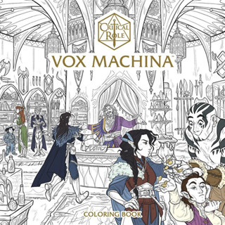 บทบาทสำคัญ: สมุดระบายสี Vox Machina Critical Role: Vox Machina Coloring Book