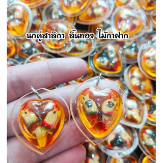 จี้สาลิกาลิ้นทอง นกคู่ ไม้กาฝาก เครื่องรางมหาเสน่ห์ ดูดทรัพย์ ดึงดูดความรัก โชคลาภ เจรจา ค้าขายดีร่ำรวย เสริมดวงความรัก