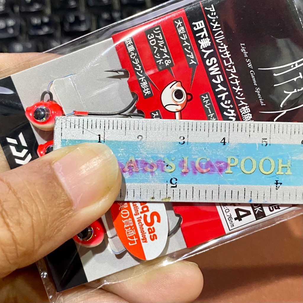 หัวจิ๊กปลาDaiwa สำหรับเหยื่อจิ๋วๆงานอาจิ เบ็ดคม งานสวย ใช้ดีมาก!! - รูปที่ 4