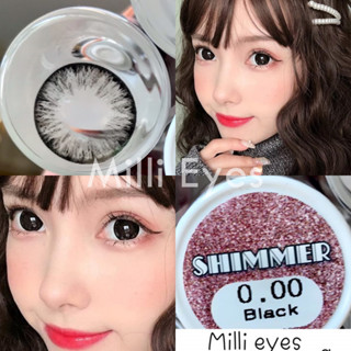 ⚫️บิ๊กอาย สีดำ ลาย ShimmerBK ⚫️ จากแบรนด์ Lovelylens ตาโต สวยปังมาก มีค่าสายตาพร้อมส่ง ของแท้ รับตรงจากแบรนด์✔️