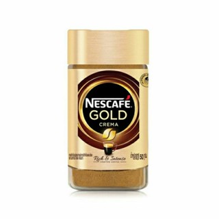 [ NESCAFE ] GOLD CREMA เนสกาแฟ โกลด์ เคลมม่า กาแฟคั่วเข้ม หอม อร่อย กลมกล่อม ผงละเอียด ขนาด 50 g.