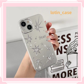 🎁ส่งของขวัญ🎁เคสไอโฟน สำหรับ 11 13 for iPhone Case 14 12 Pro Max ระดับสูง เรียบง่าย ดาว กันกระแทก ปกป้อง เคสโทรศัพท์